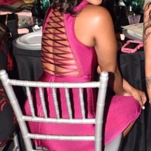 Sexy back bandaged dress